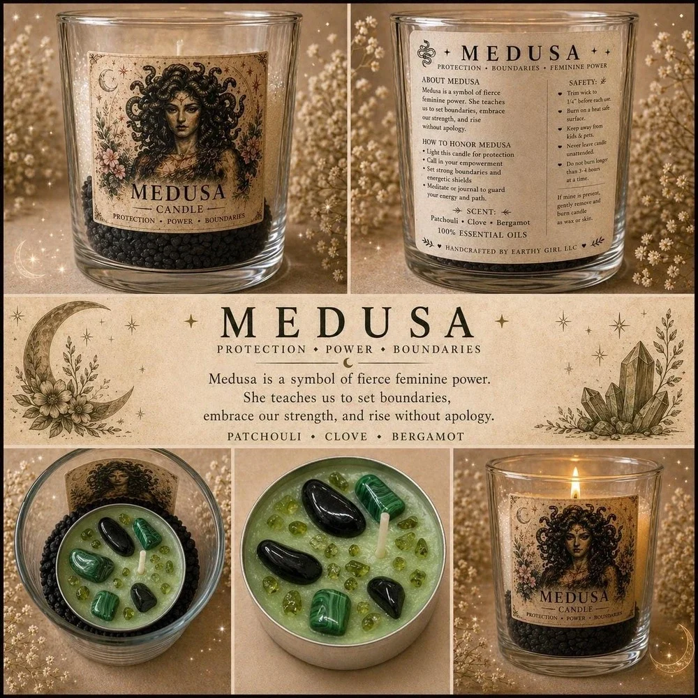 Medusa Tea Light‎ Candle Set